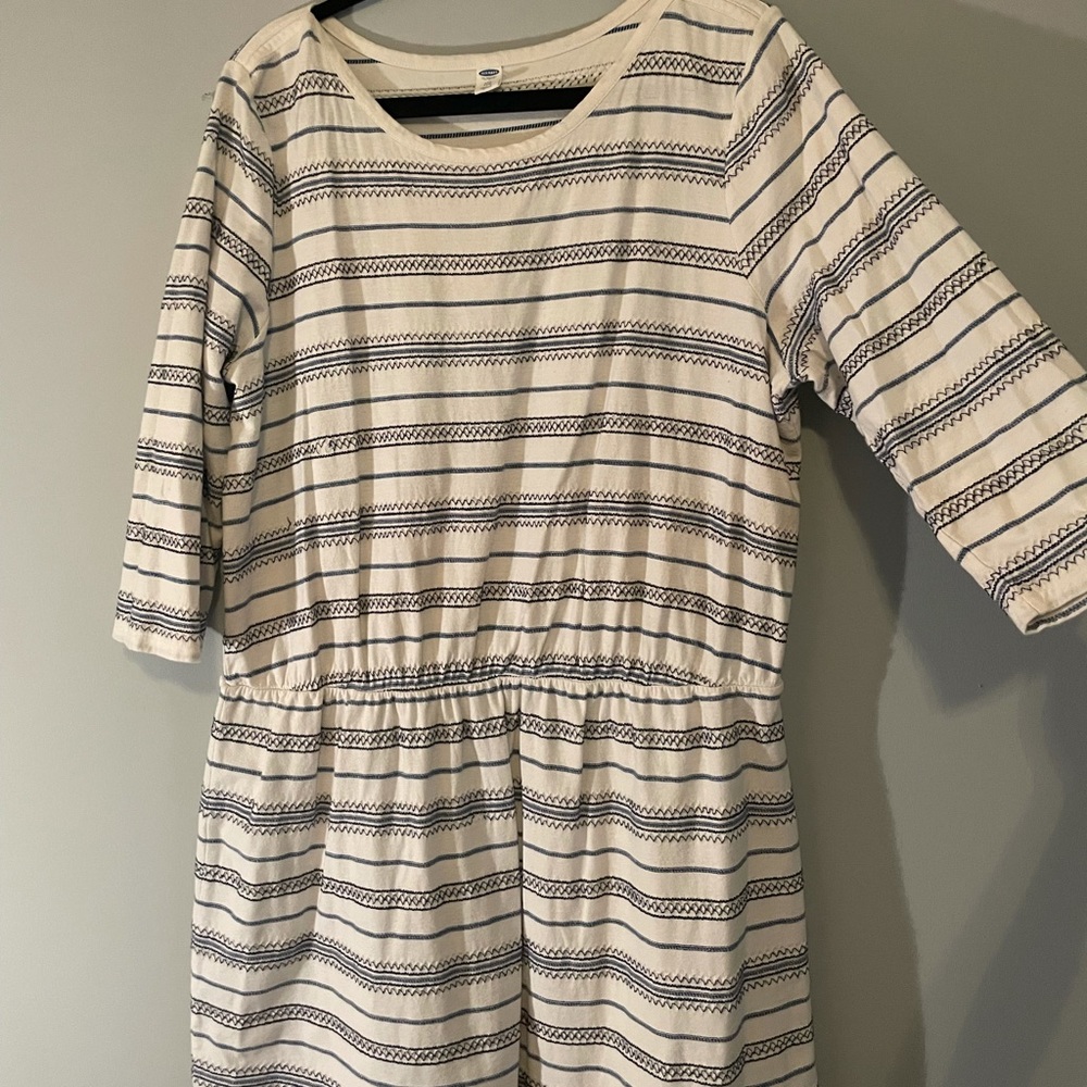 Women’s stitched striped Dress